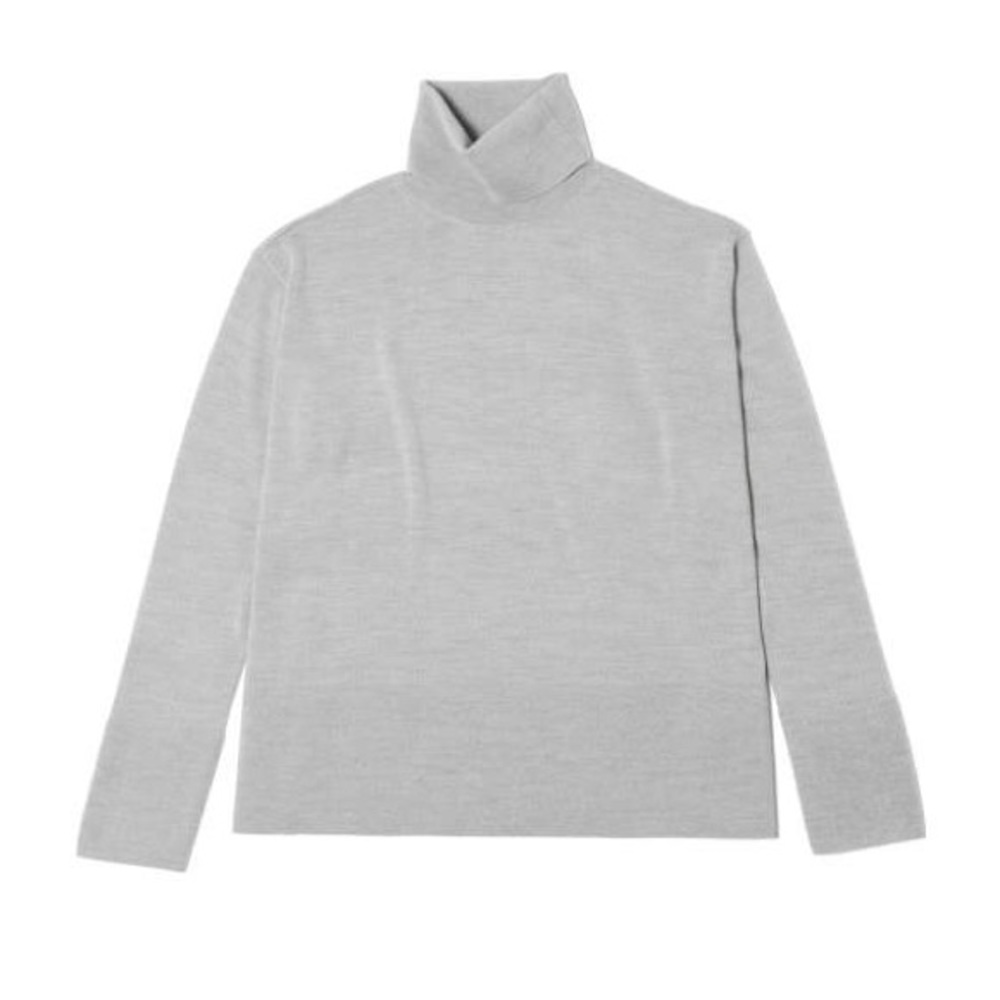 BLUSH Everlane Cashmere Crew Turtleneck Sweater
